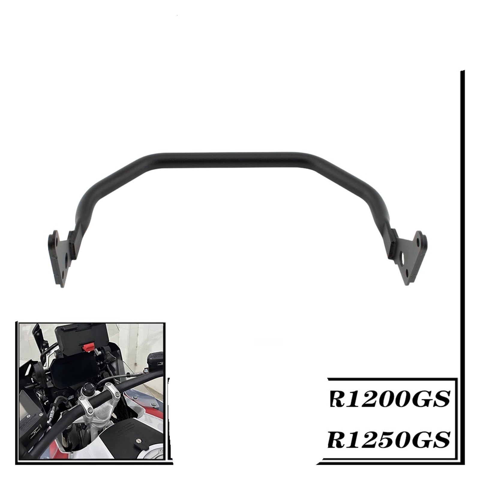 TRASH BIN staffa di navigazione GPS Per BMW R1200GS 2012-2018 Staffa Di Navigazione Per Supporto Telefono GPS Ferro Nero