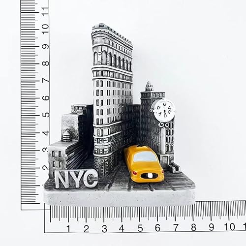 Miniatura 5 de Imán de nevera 3D de Estados Unidos, regalo de recuerdo, resina hecha a mano, imán de nevera de Nueva York, colección de decoración para el hogar y