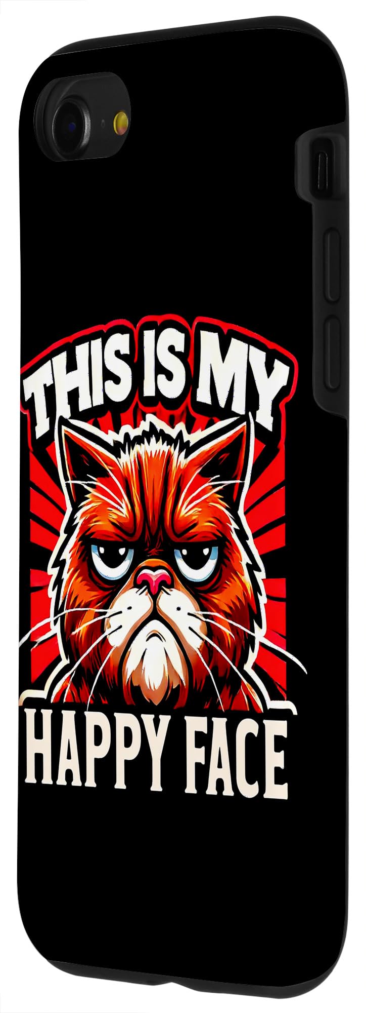 iPhone SE (2020) / 7 / 8 This is my Happy Face Funny Cats Case - Image 2