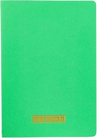 Meteksan Notes 17x24 cm Karton Kapaklı İplik Dikişli Defter, 32 Yaprak, Düz, Yaprak Yeşili