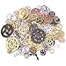200 Gram Antique Metal Steampunk Gears Charms DIY Pendant Clock Watch Wheel Gear Cog for Jewelry Making