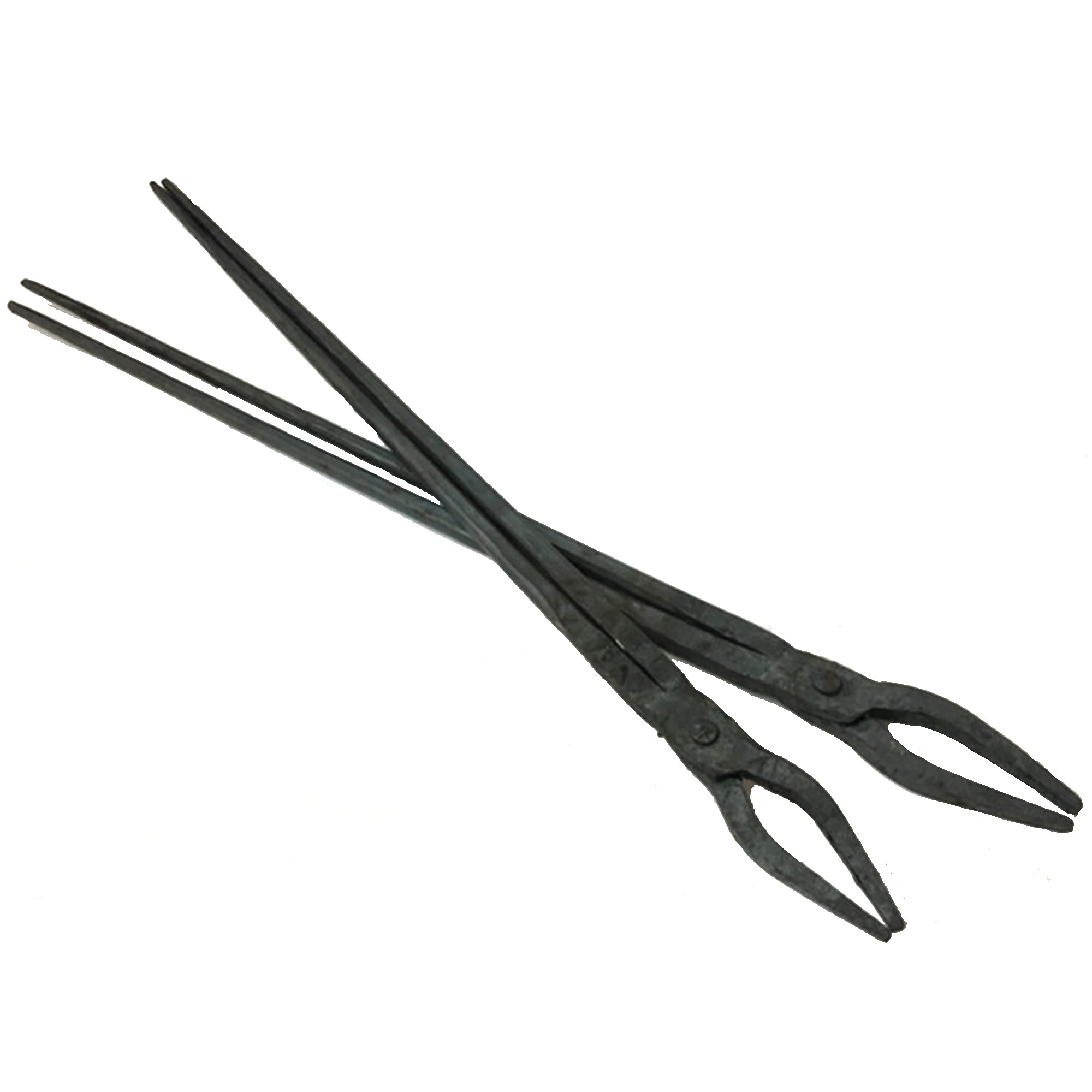 Tenaza de forja Pinzas de herrero Pinzas planas Pinzas de boca afiladas 70cm 1.25kg Tenaza de forja Forja del yunque del herrero del ingeniero