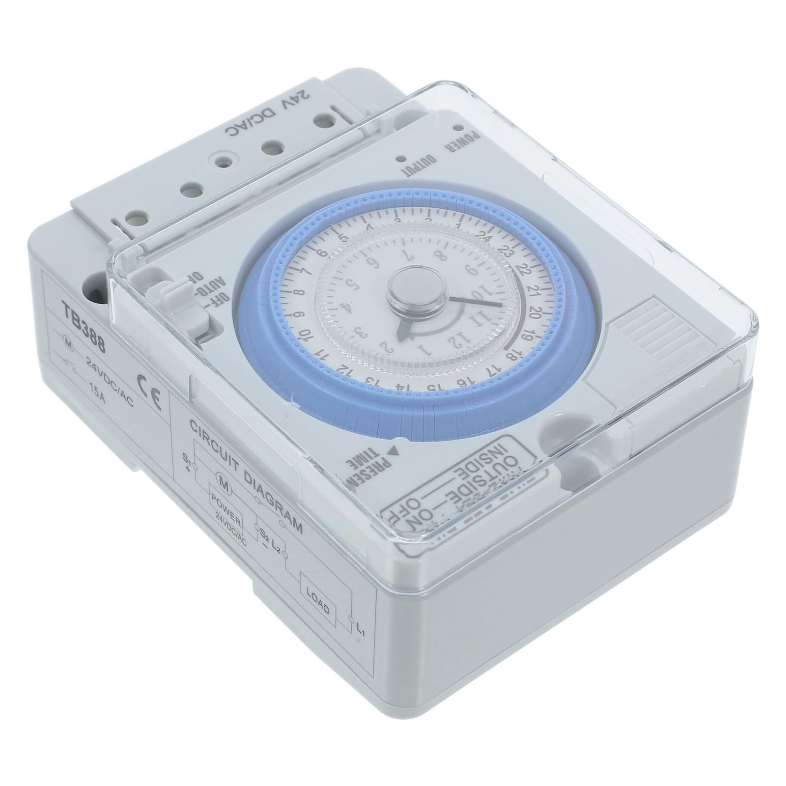 NUOBESTY Temporizador Mecánico Analógico Portátil 16a 250vac para Cocina