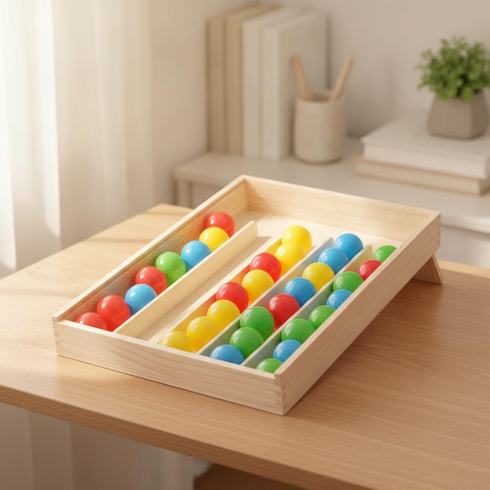 Pädagogisch farbsortierspiel, Groß 0,9 Kg