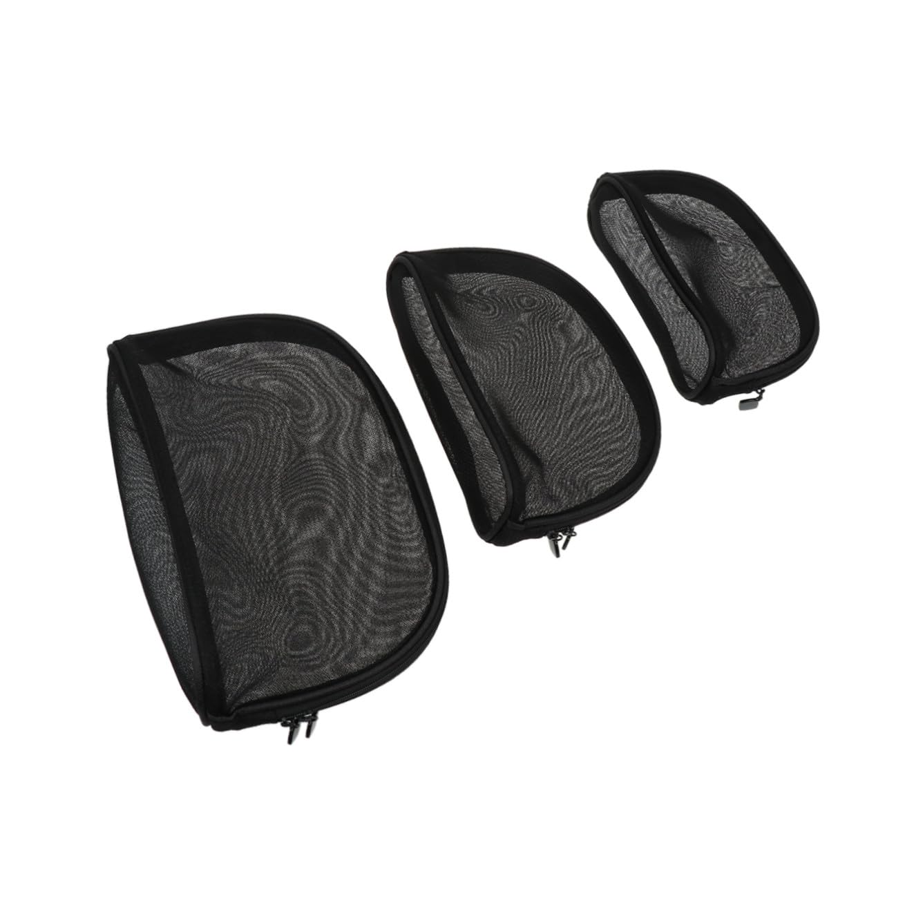 BESTYASH 3pezzi Borsa Organizer Per Cosmetici Trasparente in Borsa Per Da Viaggio Portatile Adatta Per Pennelli Cosmetici Ombretto e Oggetti Personali