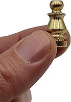 Vista 4 de Creative Hobbies® Kit de arpa de lámpara de 8 pulgadas, acabado dorado, arpa de peso regular, acabado premium y base de arpa para lámparas de mesa