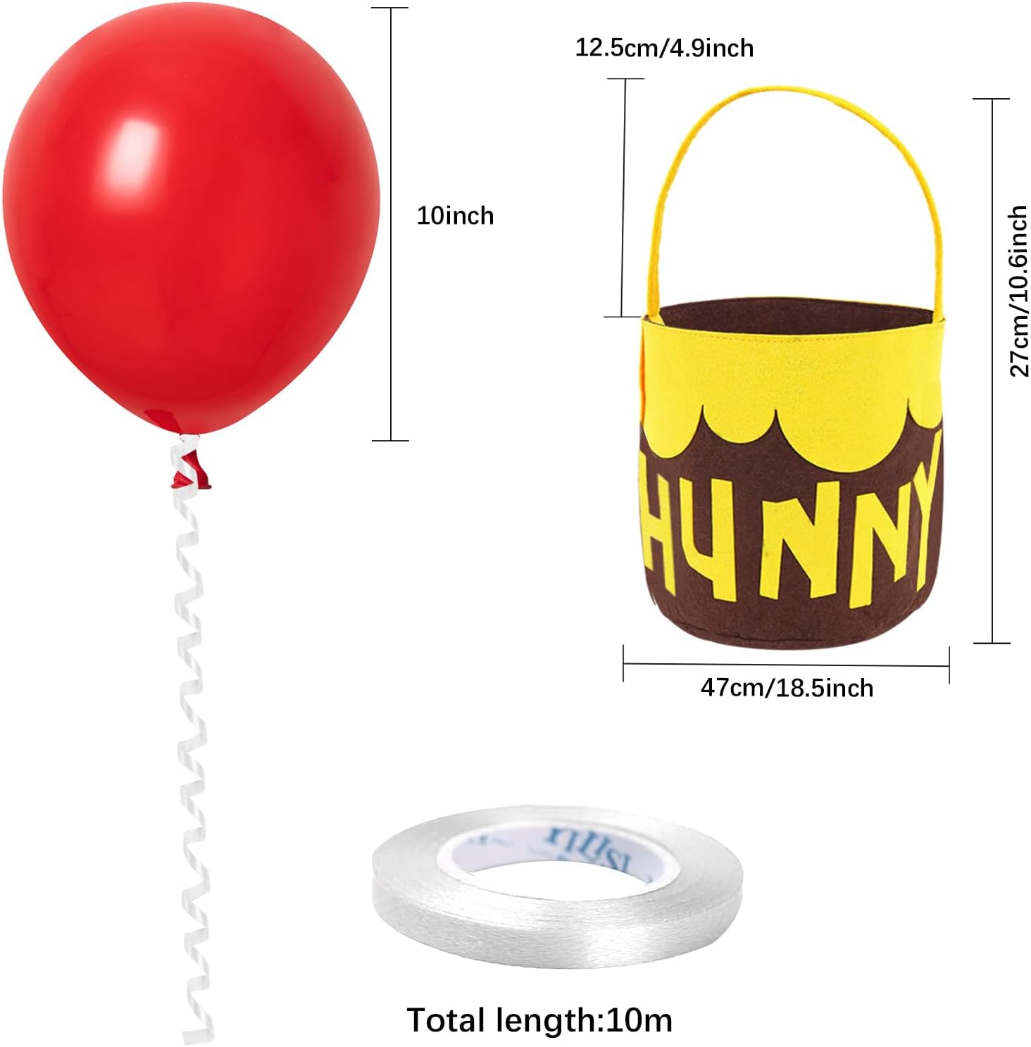 Yellow Bear Maternity Dress Maternity Shirt Short Sleeve Pregnancy Dress with Tote Bag Red Balloon for Women