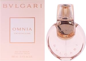 Omnia Crystalline de Bvlgari para Mujer - 3.4 oz EDP Spray Floral, 3.4 onzas líquidas (Paquete de 1)