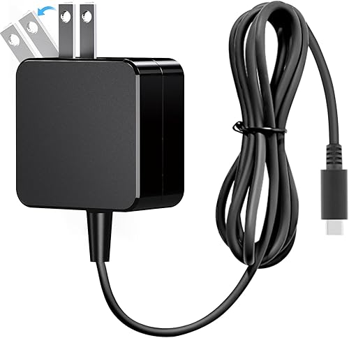 Cargador rápido para Nintendo Switch para Steam Deck, adaptador de corriente USB C tipo c PD3.0 plegable de 45 W compatible con Steam Deck Nintendo