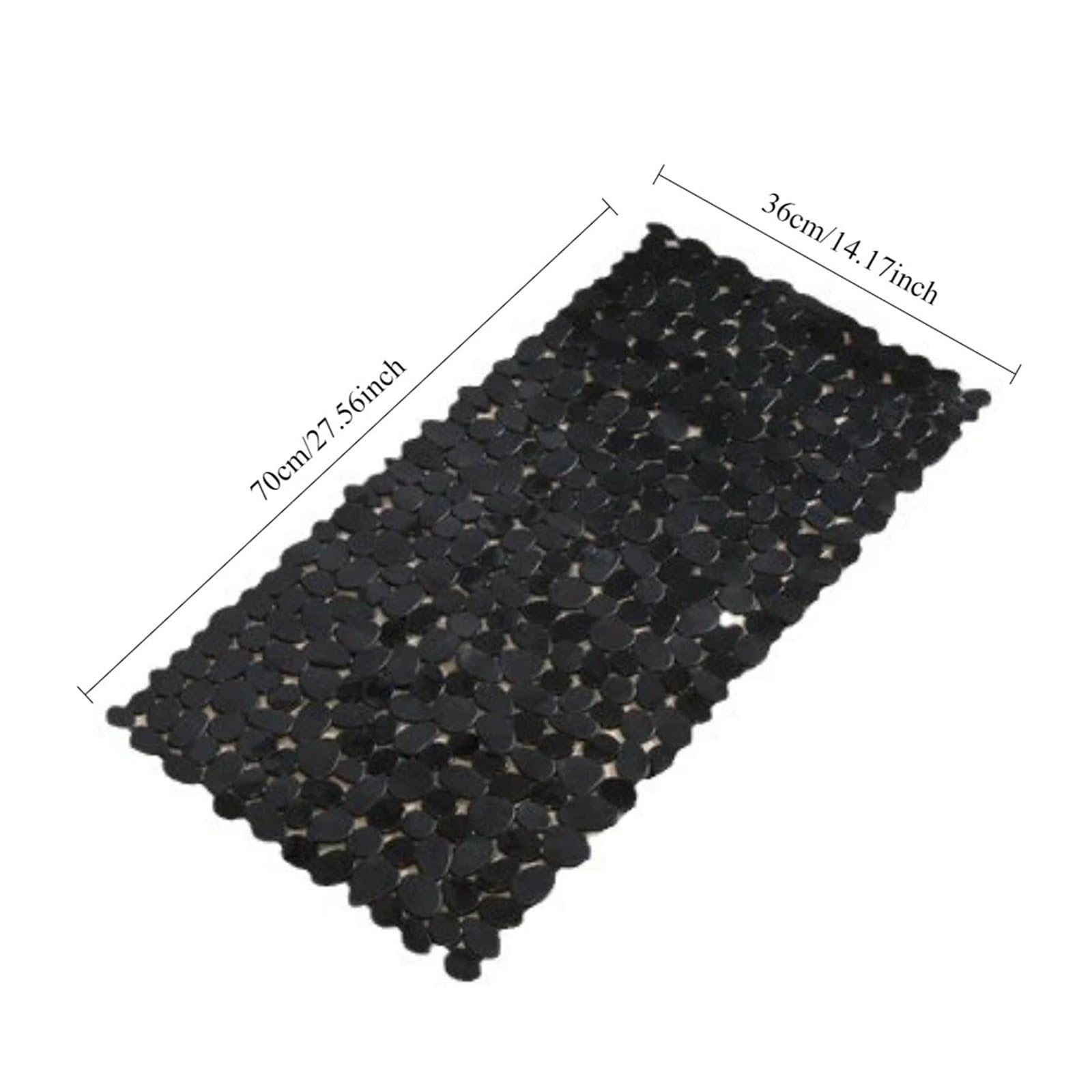 Antirutschmatte füR Badewanne 36 x 69 cm große Duschmatte mit starken Saugnäpfen
