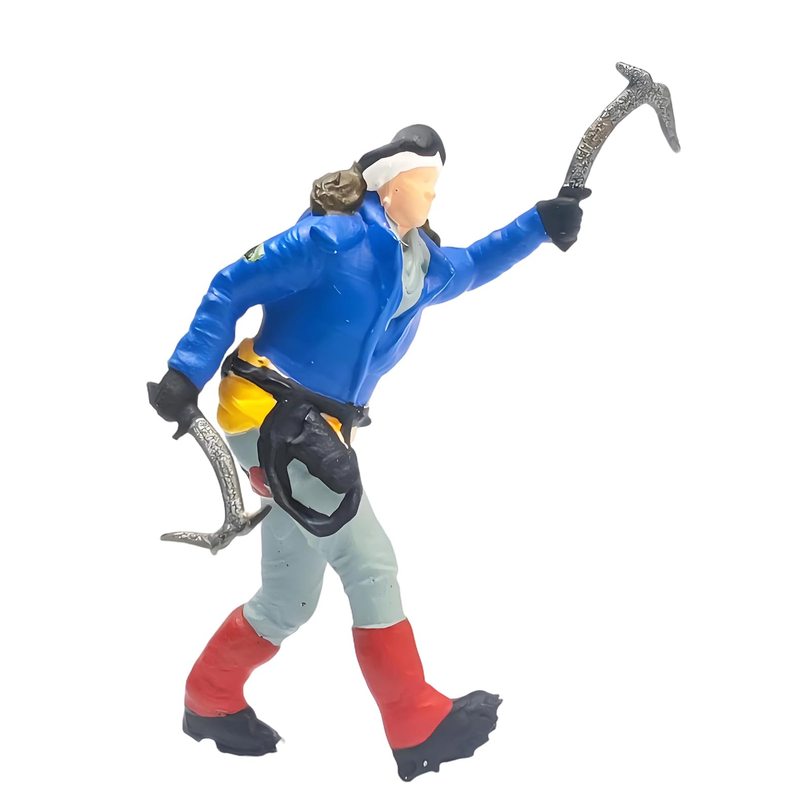 our fave Realistic 1: 87th Miniature Landscape with Rock Climbing Backpackers Hand Painted Resin Figures for Display Mountaineering Display