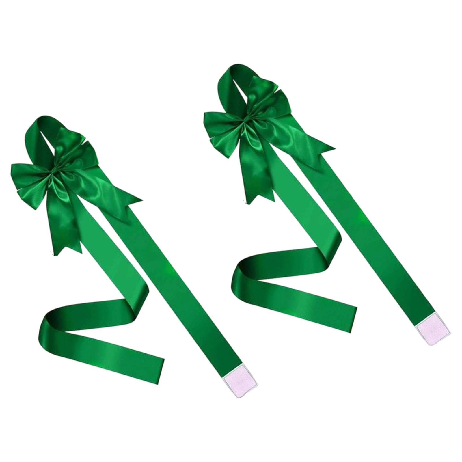 Nucelit Premium Bowknot Set of 2 Elegant Christmas Decor, Party Arrangements, Gifts & Mantle Accents Bowknots for Holiday Decorations