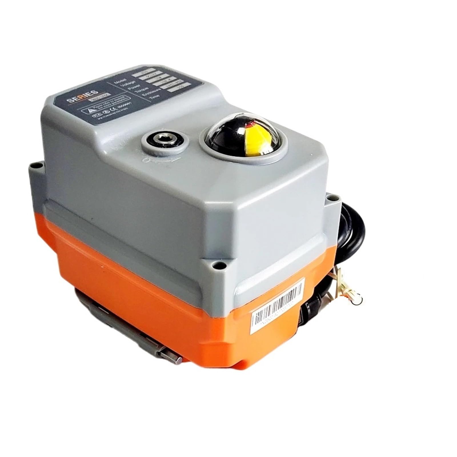 Actionneur de vanne électrique 20 Nm KT32S avec tige carrée 11 mm et commande manuelle DC12V