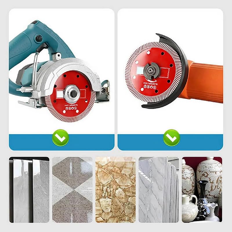 Miniatura 6 de Discos de corte de azulejos corrugados ultrafinos maestros, hojas de sierra de diamante mejoradas para amoladora angular, disco indestructible para