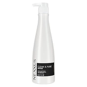 Nexxus CLEAN & PURE Shampoo Detox for Professional-Level Silicon, Sulfate & Paraben Free Hair Care Powered by Clarifix Balancer Technology with Lactic Acid 13.5 oz