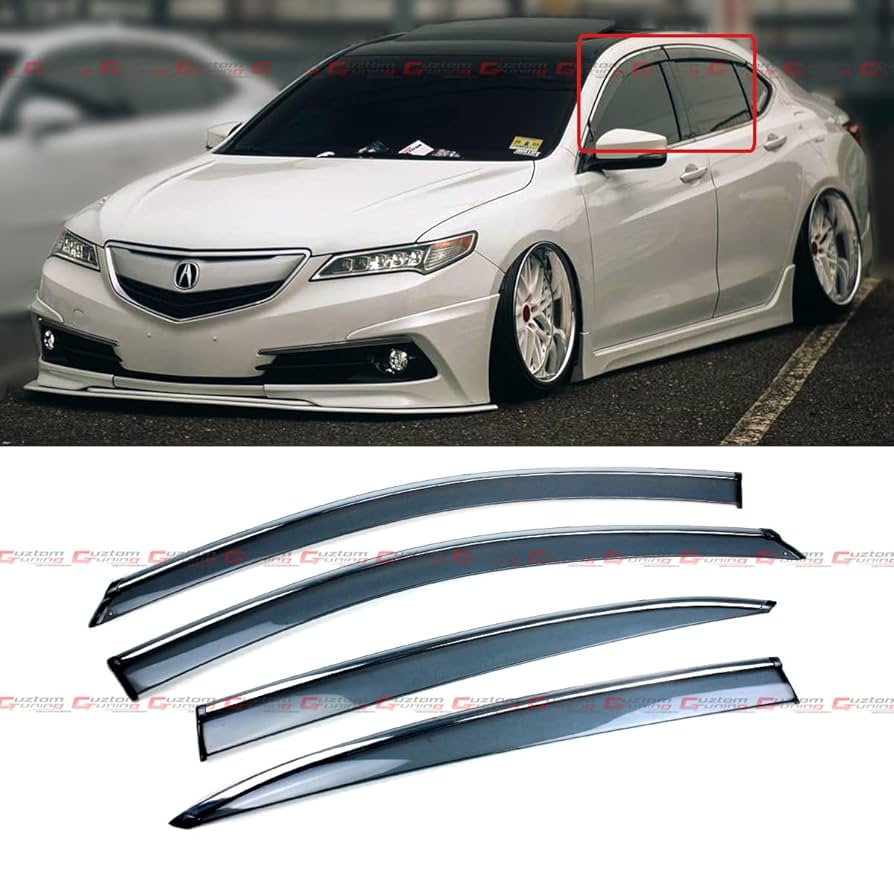 サイドバイザー アキュラ TLX 4ドア セダン 2021年〜 入数：1