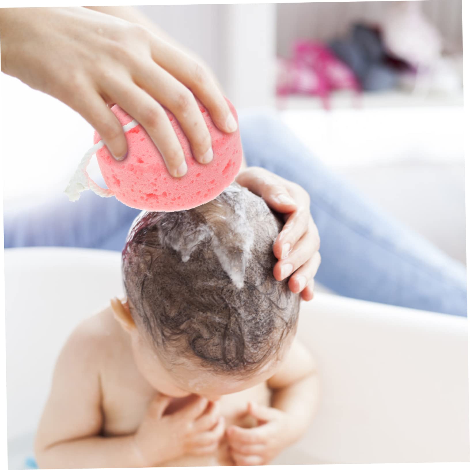 Healvian 12piezas Esponjas De Baño Para Niño Niña Esponja Exfoliante De Diseño De Panal y Ligera Para Baños De Bebés y Adultos