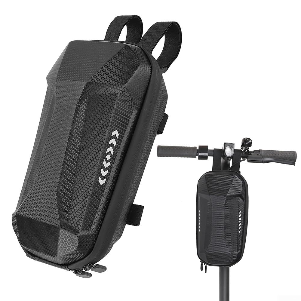 HOgardenME 3L EVA Front Bag For Electric Scooter, Waterproof EVA Storage Bag Handlebar Bag, 15 * 29 * 12cm