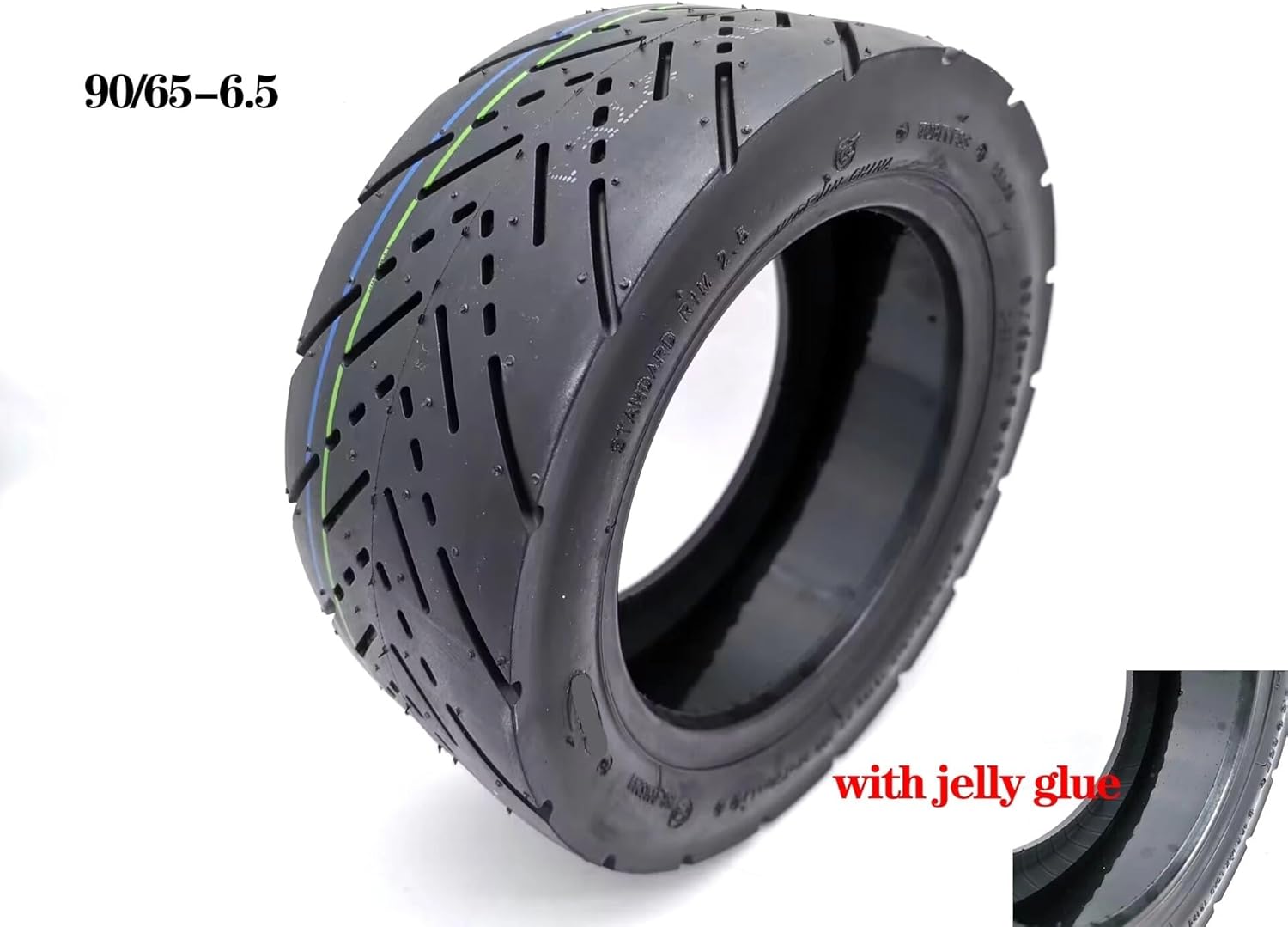 Motorized Scooter 90/65-6.5 11 Inch Proof Puncture Tubeless C/S/T Tire for Dualtron Thunder Zero 11X Kaabo Wolf for Warrior Electric Scooter Road Tyre Motorized Scooter