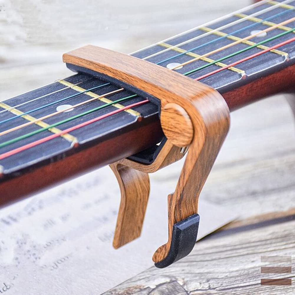 Capodastre Guitare Aroma Professionnel - Tension Réglable, Alliage Zinc Léger - Pour Acoustique Et électrique