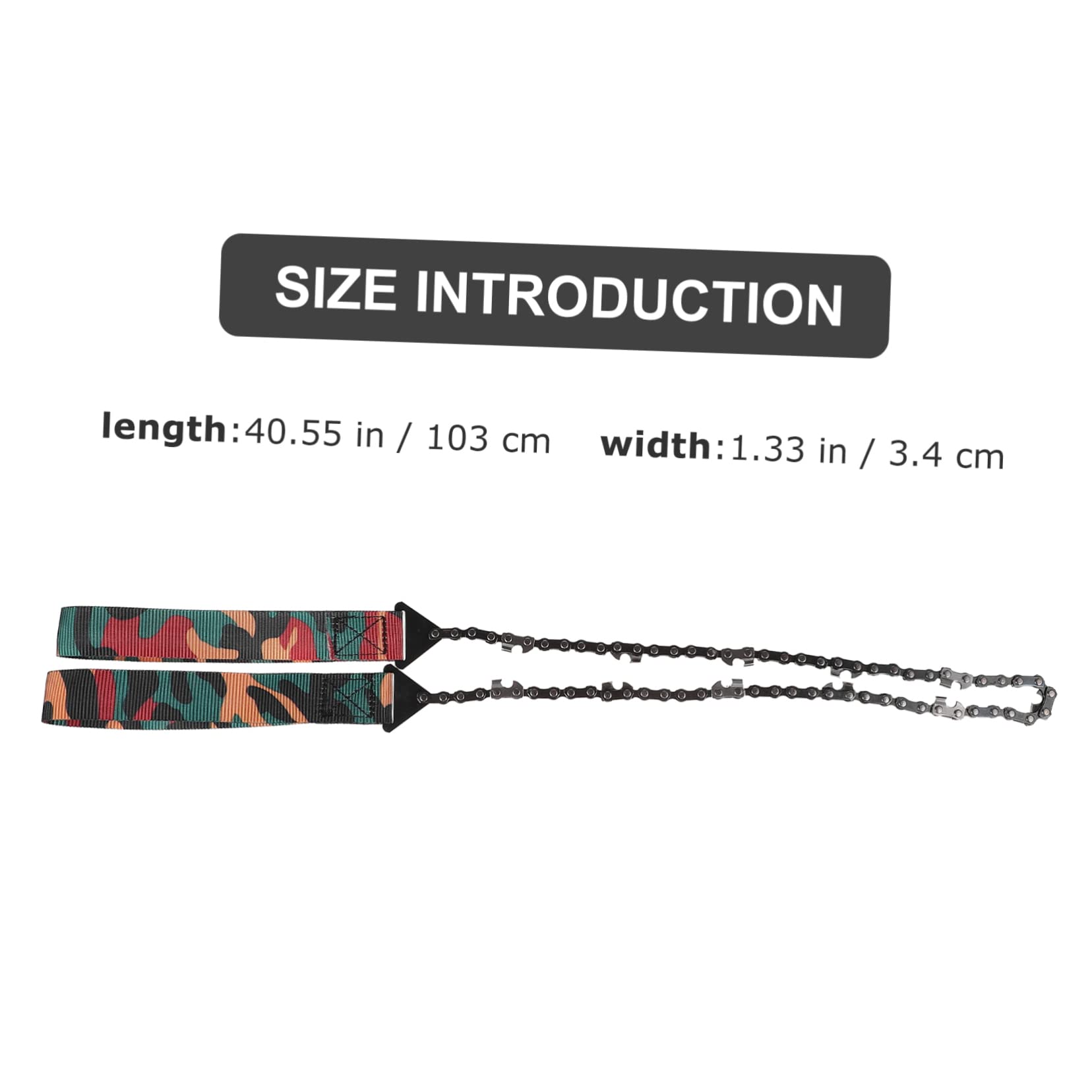 BESPORTBLE Folding Saws for Camping 3/8in Braided Rope Wire Cutter Hand Tug-of-war Manual Chain Saws