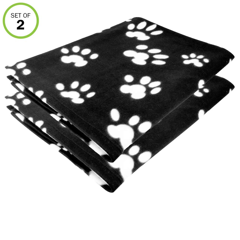 Evelots Pet/Personal Blanket-Cat/Dog Paws-Fleece-5 Foot Long-Asst.Colors
