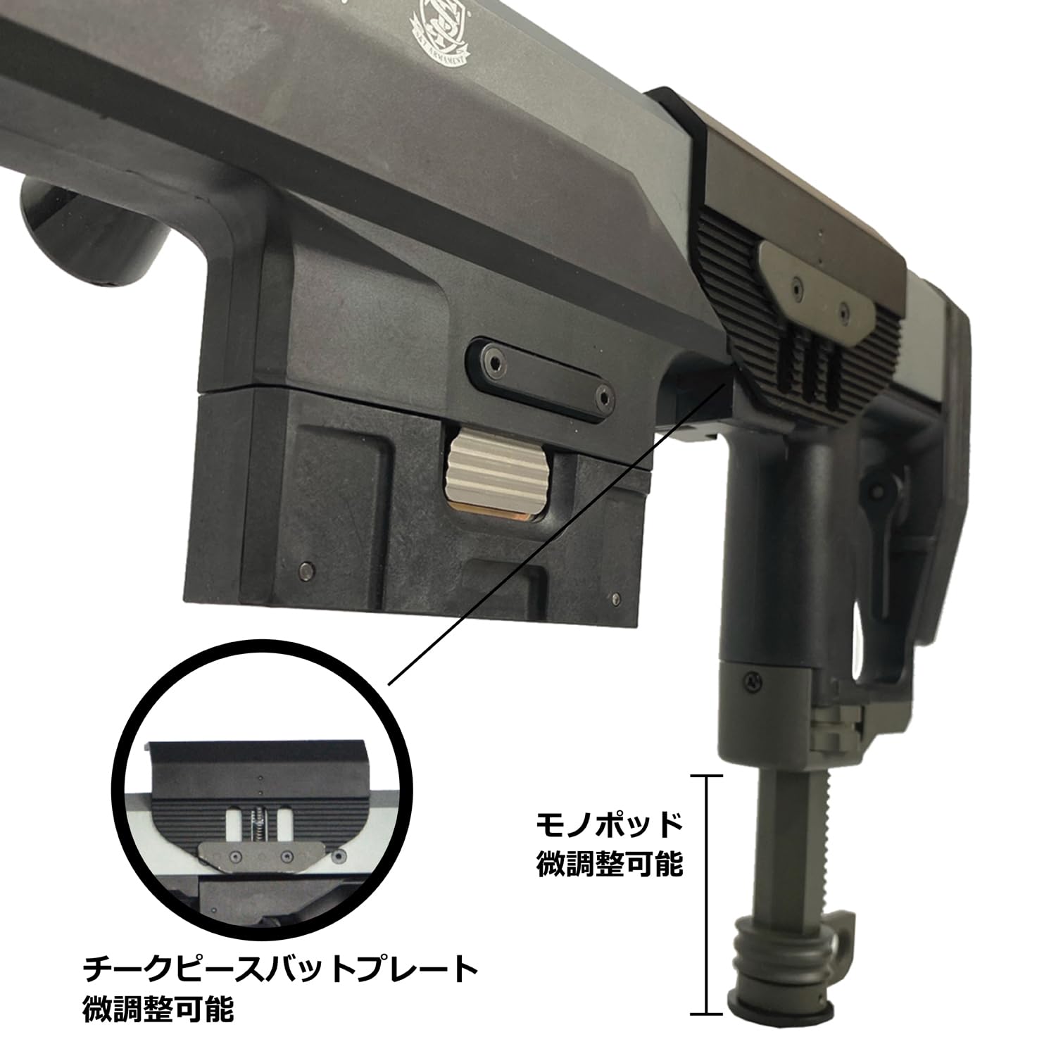 Amazon.co.jp: S&T DSR-1 ガスライフル Grey : ホビー