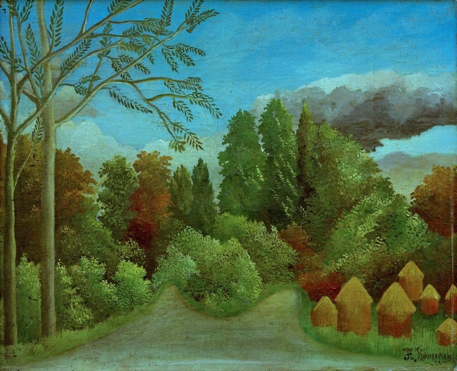 Impression d'affiches toile Henri Rousseau décoración mural 60x90