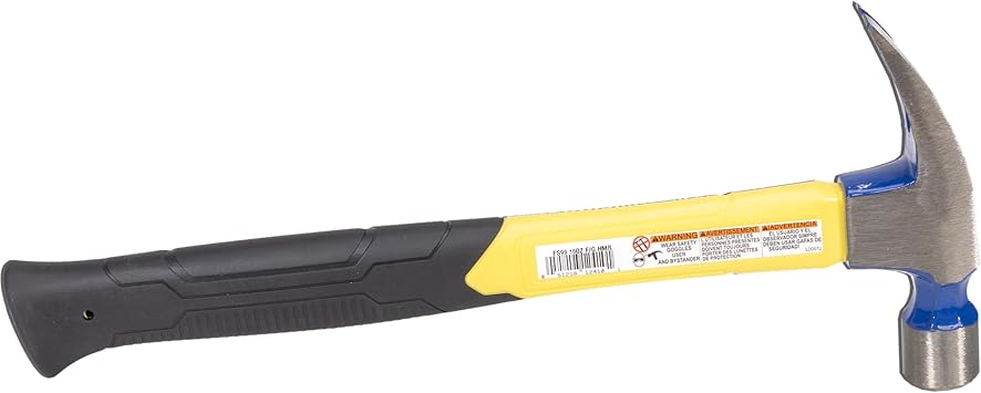 VAUGHAN Rip Claw Nail Hammer, 16 oz, Fiberglass Handle, Assembled in USA