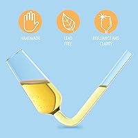 Vista 4 de Godinger Copas de champán, copas de champán, copas de champán, copas de champán, copa de champán para beber champán, regalos de elefante blanco