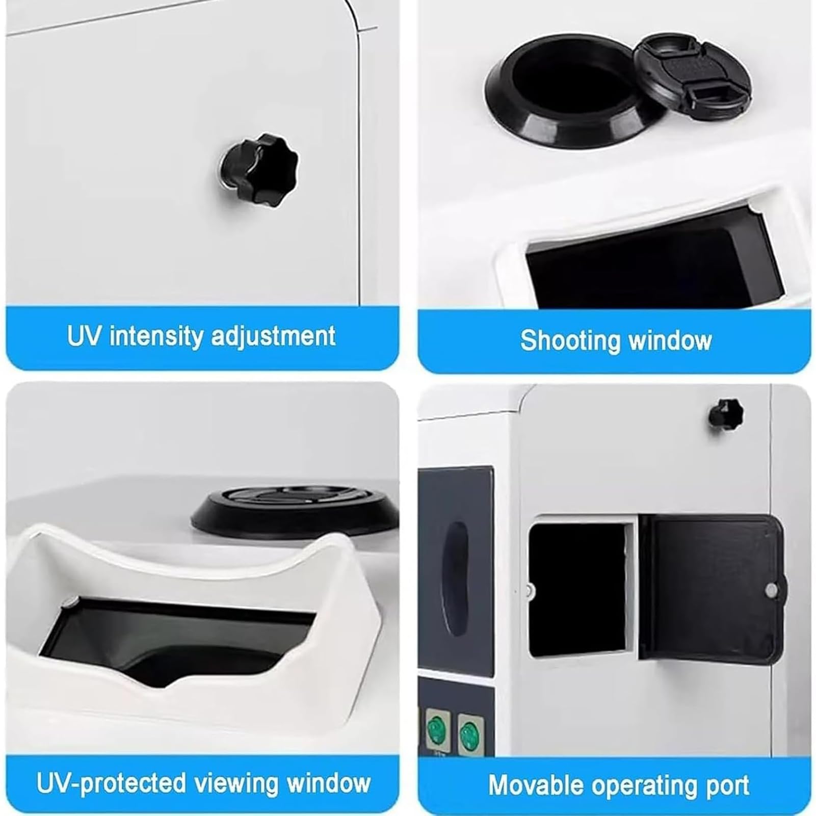 Dark Box UV-Ultraviolett-Analysator, Labor-Fluoreszenzdetektor, UV-Lampe Box Labor-Ultraviolett-Analysetester, Labor-Ultraviolett-Analysetester Fluoreszenz