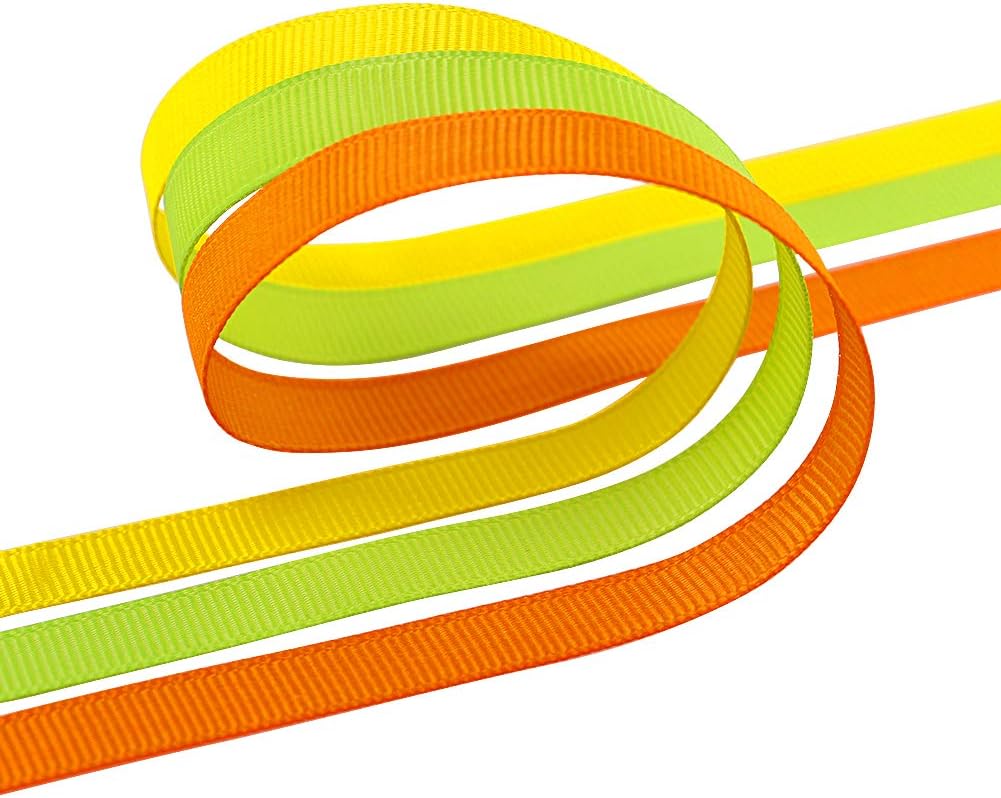 QingHan 3/8" Solid Grosgrain Ribbon for Gifts Wrapping Crafts Boutique Fabric Ribbons 80yd (40x2yd)