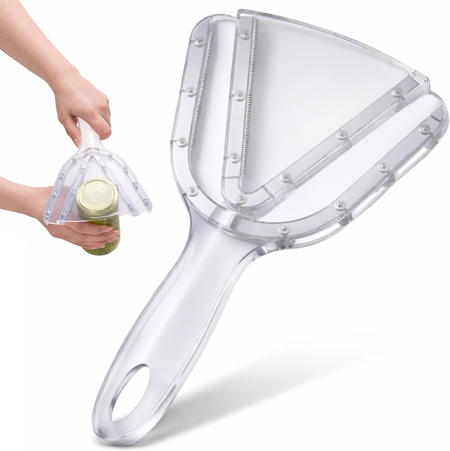 Multi-grip Jar Opener for Weak Hands and Seniors with Arthritis | Manual Lid Opener with Ergonomic Non-Slip Handle,lid remover,ergo opener | Bottle Opener for Arthritic Hands, Elderly & All Lid Sizes