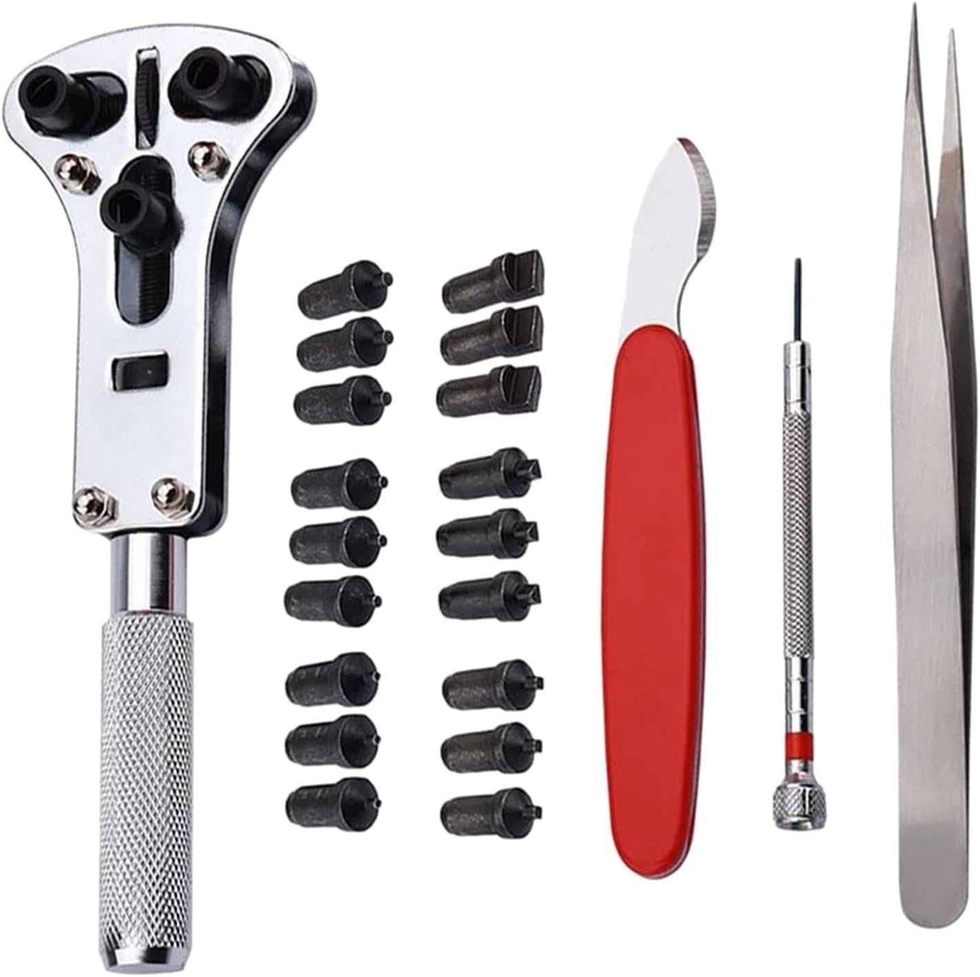 22 PCS Watch Battery Replacement Tool Kit - Professional Watch Repair Tool Watch Back Case Opener Watch Band Repair Tool kit/30311