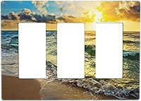 Vista 61 de Funky Retro Vintage 70s 60s Boho Hippie Hongo Botánico Floral 2 Gang Interruptor de luz de palanca doble Placa de pared Cubierta de toma