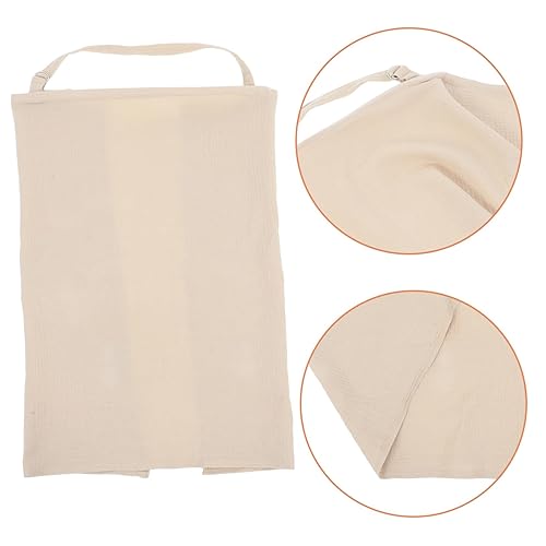 Miniatura 8 de Funda de lactancia ajustable de algodón con correa para el hombro para lactancia materna, privacidad al aire libre, suave y transpirable, poncho