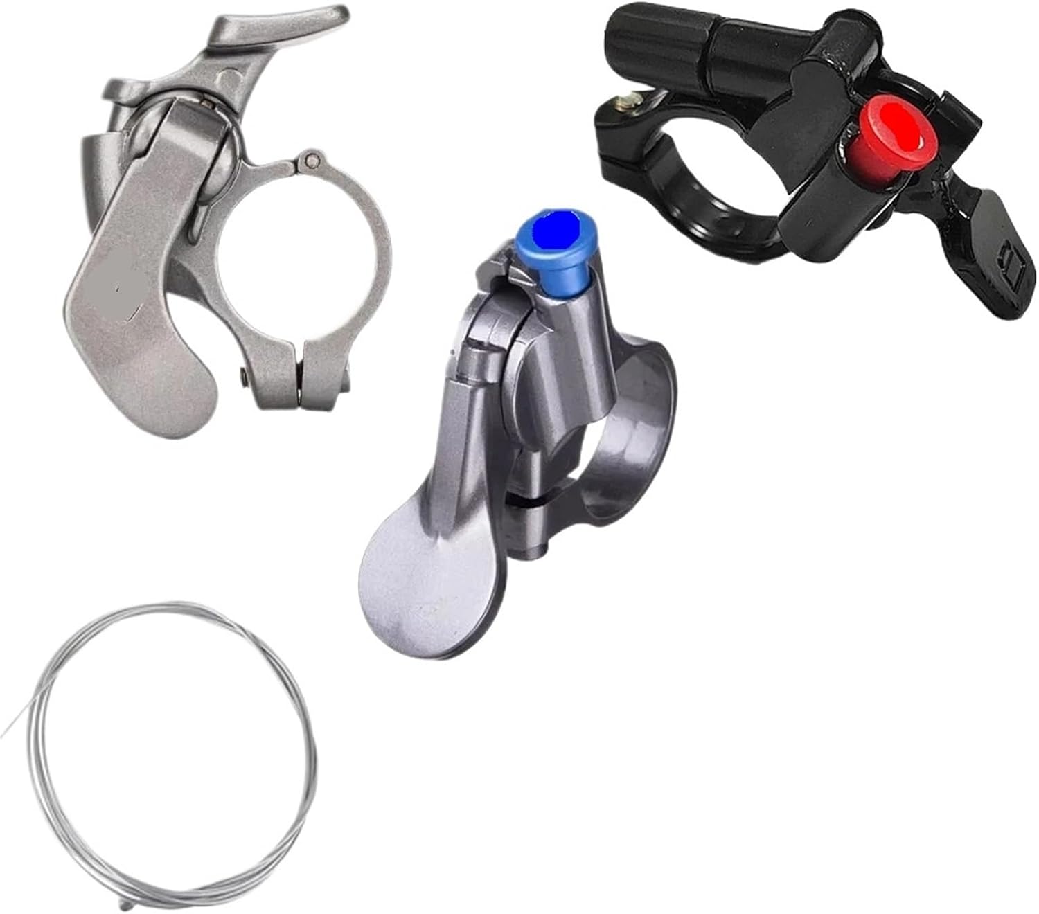 Genérico MTB Suspension Fork, Remote Lock Lever, Cable Control Lever, Bicycle Spare Parts
