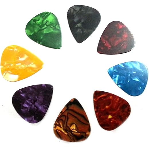 Blue Panther Thin Guitar Picks Set of 5 46 mm