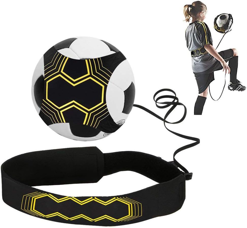 Football Kick Trainer - Footballs Training Equipment, Soccer Solo Skill Practice Training Aid, Footballs Skills Improvement for Kids Adults Football Gifts for Boys, Ball Not Included