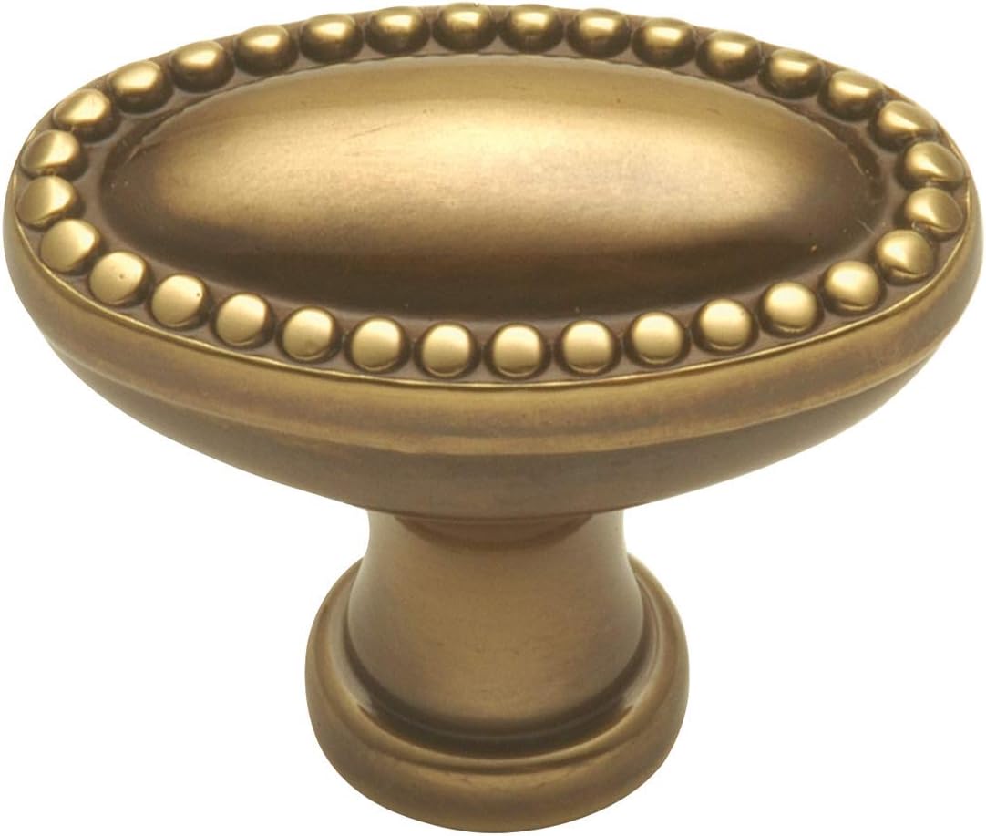 Belwith Keeler Savannah Collection 1 1/4" Cabinet Knob Antique Brass