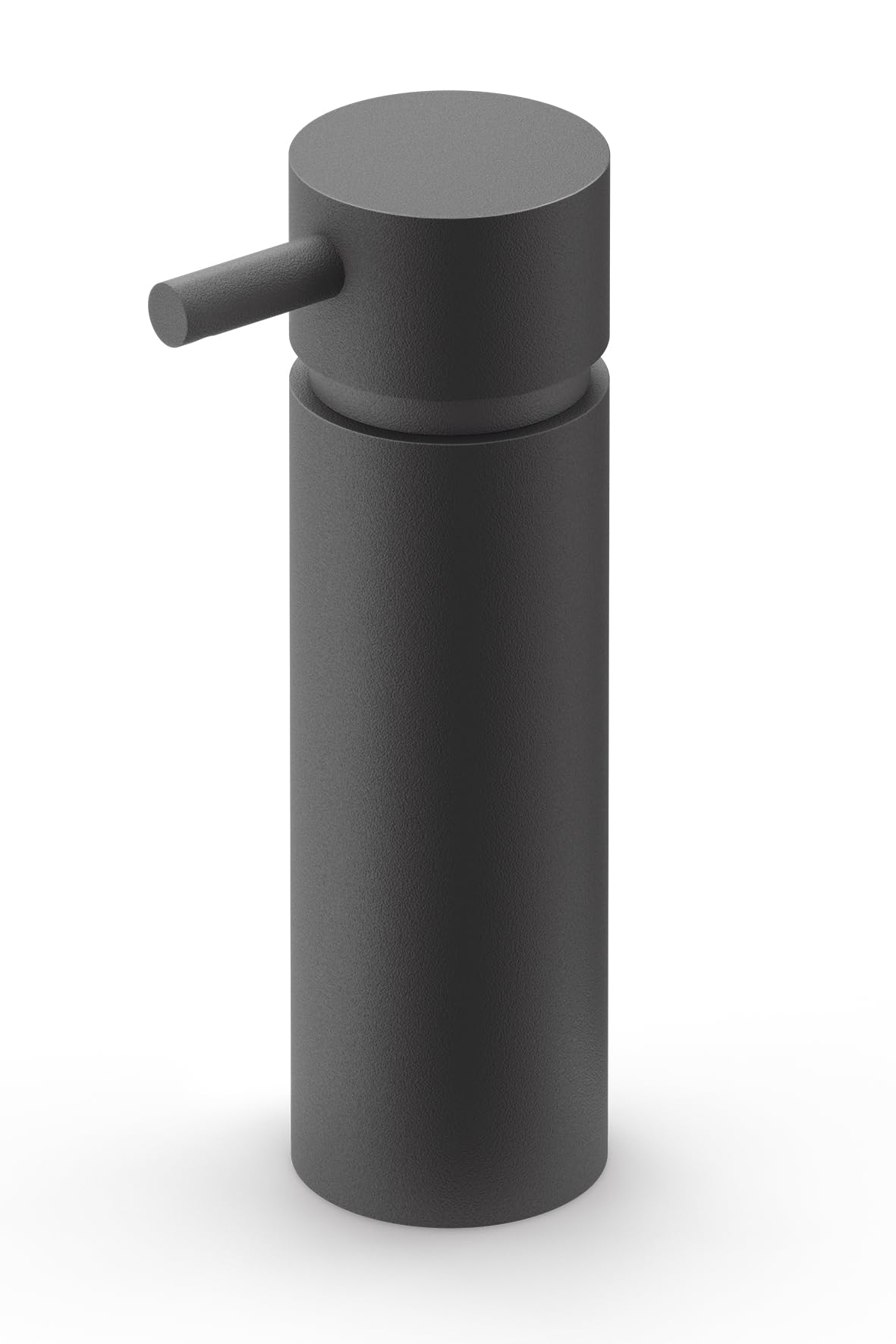 Zack MANOLA Seifenspender & Lotionspender 175 ml Schwarz – nachfüllbarer Pumpspender - Flüssigseifen Spender - Lotion Dispenser - modern & edel für Bad, Küche & Gäste-WC