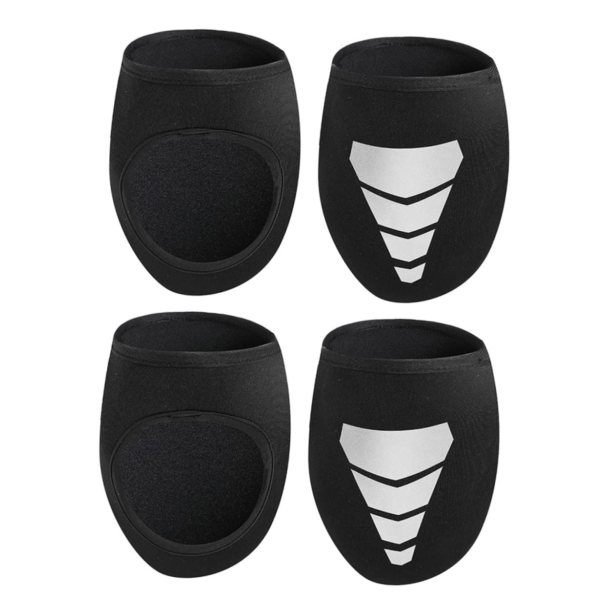 Yardwe Lot De 3 Paires De Couvre-Chaussures De Cyclisme Réfléchissants pour Plus De Confort Et De Visibilité Nocturne