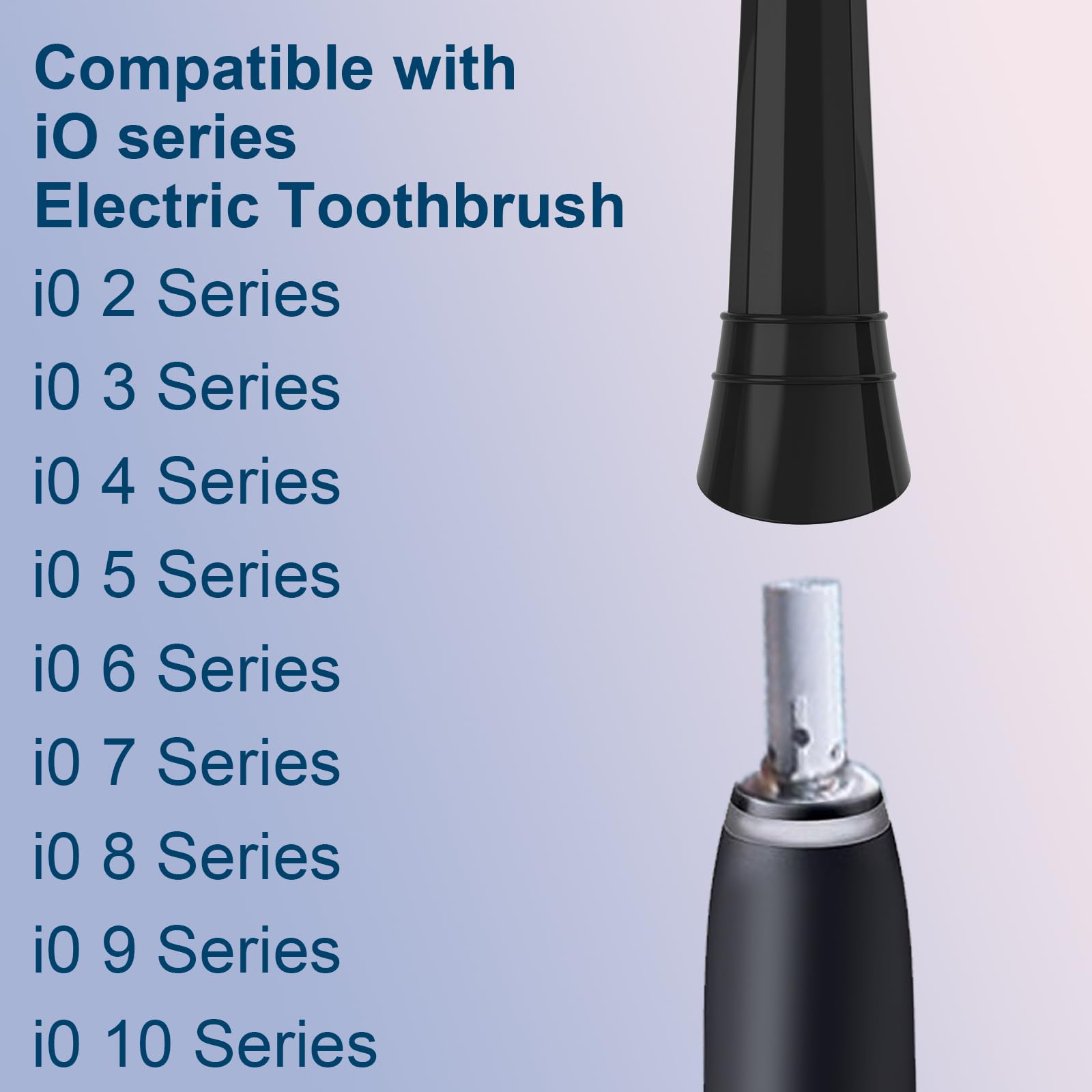 iO Replacement Heads Compatible with Oral B iO 3 4 5 6 7 8 9 10 Series Electric Toothbrush,IO Toothbrush Heads Compatible with Oral B iO,Medium-Hard bristles Care for Your Teeth - 3