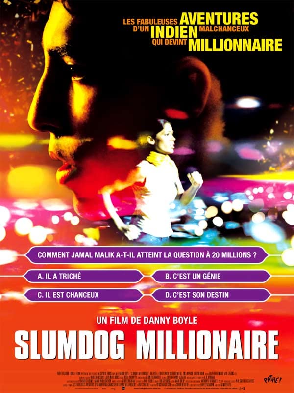 Slumdog Millionaire affiche originale 120x160 cm pour salon de cinéphile