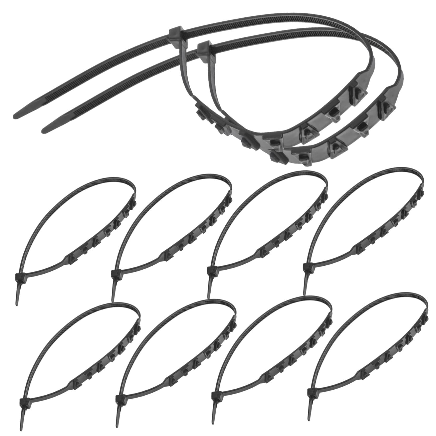 HAPINARY 10pcs Motorcycle Snow Chains -skid Tire Cables for Electric Scooters Two-wheeled Three-wheeled Vehicles Easy Installation for Enhanced Traction Snowy Conditions