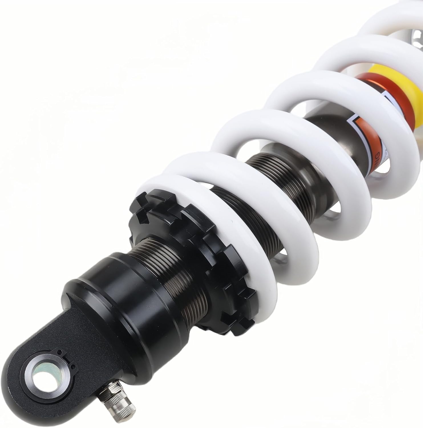 340mm (13.4") Universal Rear Shock Absorber, Adjustable Rebound & Preload Suspension 12mm HeavyDuty Spring for 70cc 90cc 110cc 125cc 150cc 250cc Dirt Bike Pit Bike Motorcycle ATV Quad