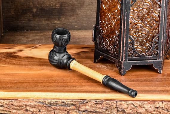 JCS Multi Wood Carved Pipe - 5.5
