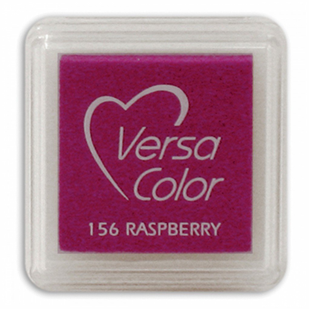 Tsukineko Versacolor Pigment Inkpad 1" Cube-Raspberry