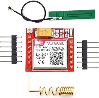 WWZMDiB Mini SIM800L GPRS GSM Breakout Module, SIM Card Slot Onboard with Antenna