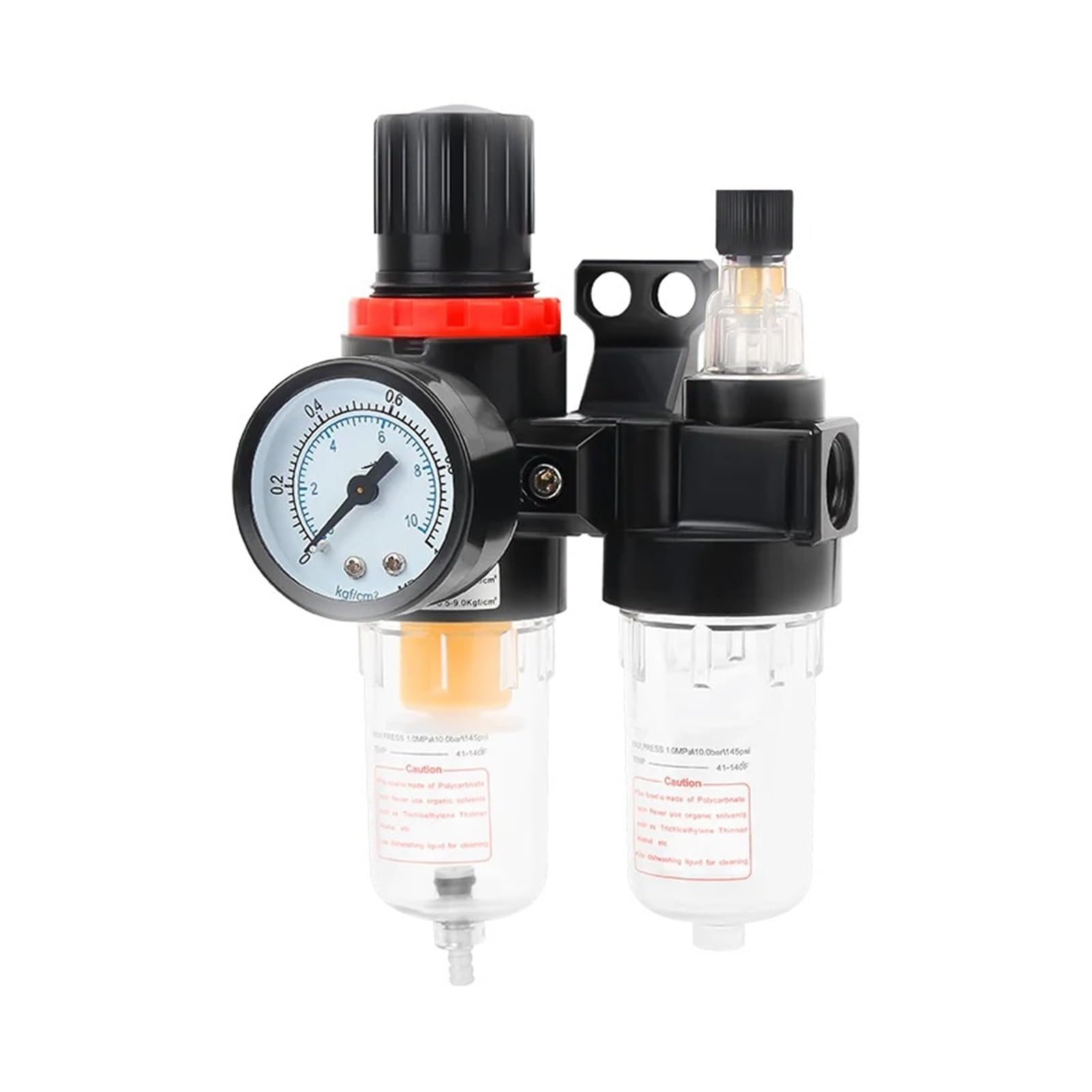 2 szt. AFC2000 G1/4 Separator oleju i wody Regulator ciśnienia Filtr spustowy AFC-2000 Procesor gazu Sprzęt do obsługi sprężarki powietrza (AFC-2000+szt. 10mm)